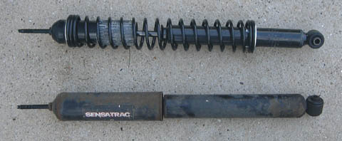 Comparison of old and new shocks